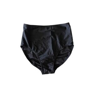 Beyond Control Black High-Waisted Swim Bikini Bottoms Size 8 NWT $63